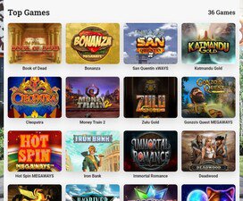 Leo Vegas Casino software screenshot