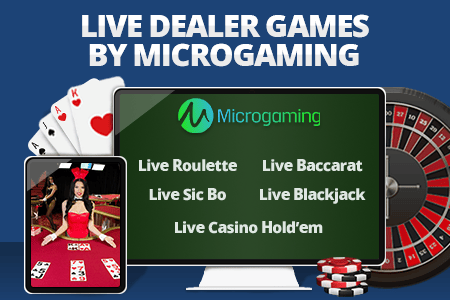 Microgaming live dealer games