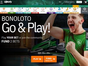 Lottofy website screenshot