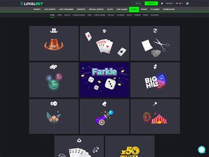 LoyalBet Casino software screenshot