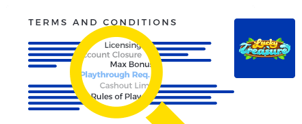 Lucky Treasure Casino Terms