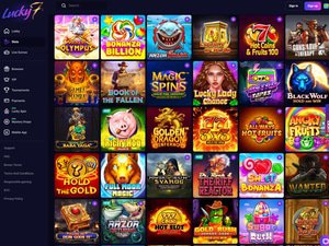 Lucky7even Casino software screenshot