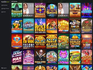 LuckyElf Casino software screenshot