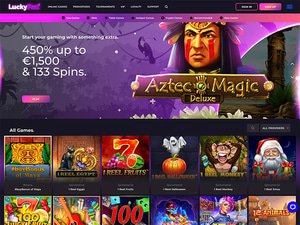 Lucky Fox Casino website screenshot