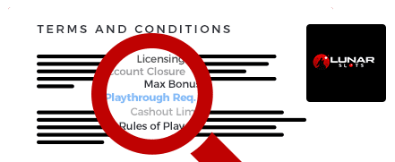 Lunar Slots Casino Terms