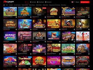 LunarSlots Casino software screenshot
