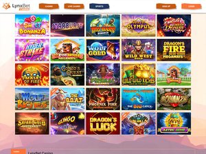LynxBet Casino software screenshot