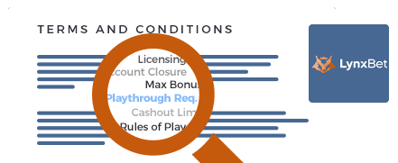 Lynxbet Casino Terms