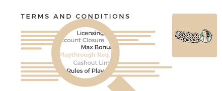 Madame Chance Casino Terms