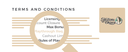 Madame Chance Casino Terms