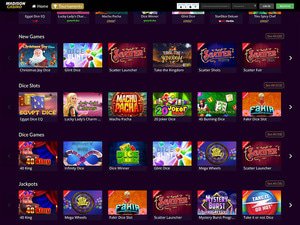 Madison Casino software screenshot
