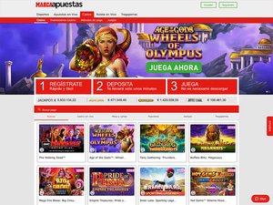 Marca Apuestas Casino website screenshot