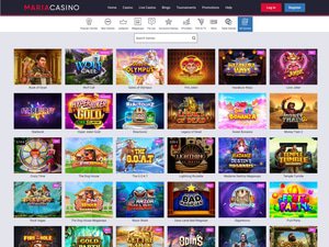 Maria Casino software screenshot