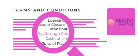 Max Fun Casino Terms