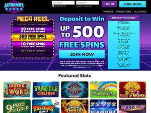 Megaway Slots website screenshot