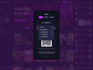 Metaspins Casino cashier screenshot
