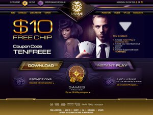 Miami Club website screenshot