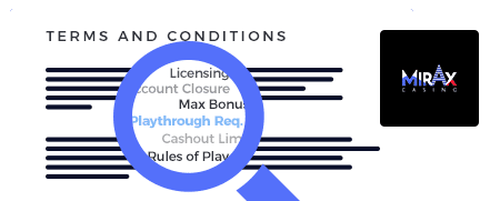 Mirax Casino Terms