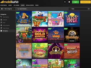 Mobilbahis Casino software screenshot
