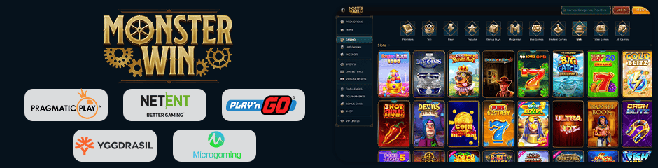 games and software monster win casino