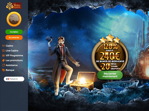 Montecryptos Casino website screenshot