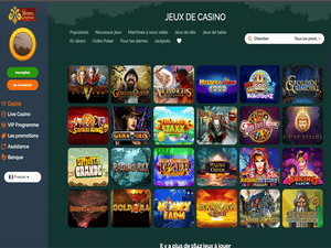 Monte Cryptos Casino software screenshot