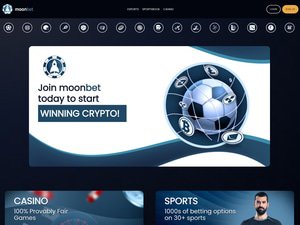 MoonBet website screenshot
