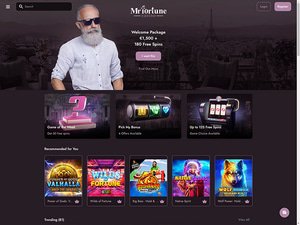 MrFortune website screenshot