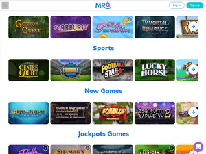 MrQ Casino software screenshot