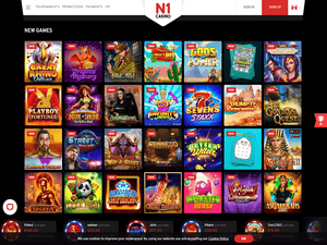 N1Casino software screenshot