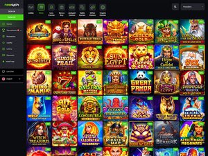 NeoSpin Casino software screenshot