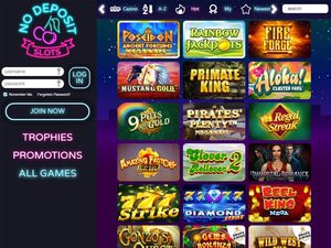 No Deposit Slots software screenshot