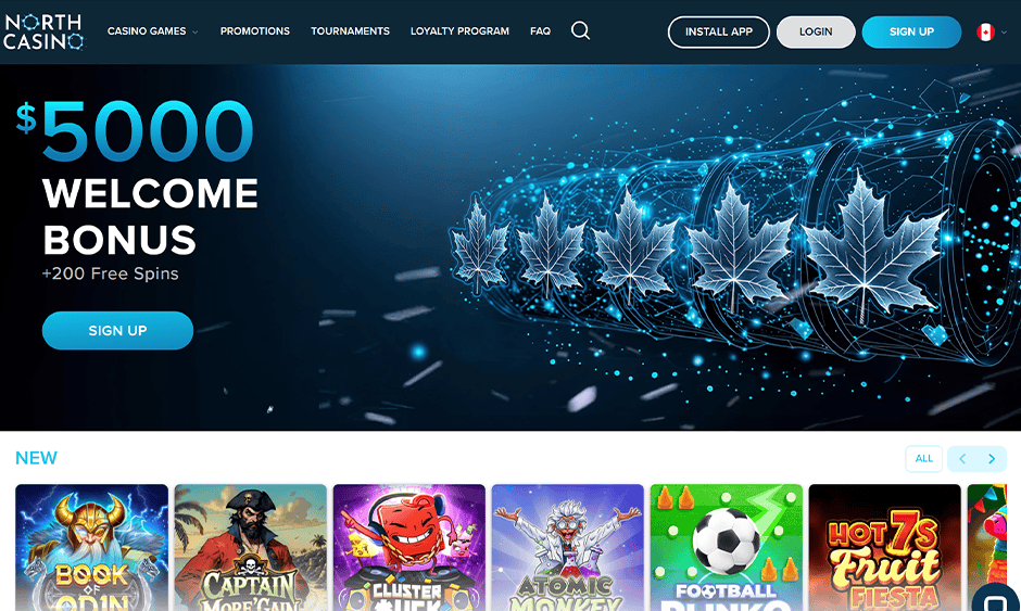 north casino canada games screenshot