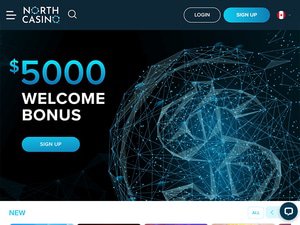 North Casino website screenshot