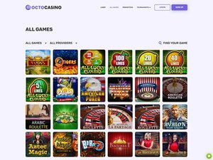 Octo Casino software screenshot