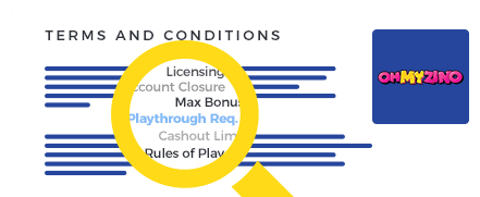 Ohmyzino Casino Terms