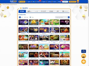 Ole777 Casino software screenshot