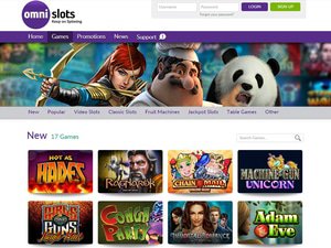 Omni Slots Casino software screenshot