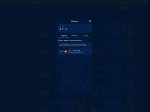 Onlywin Casino cashier screenshot
