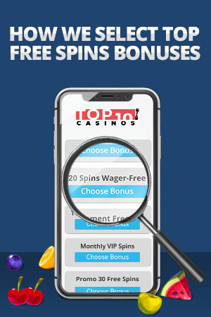 top free spins bonuses