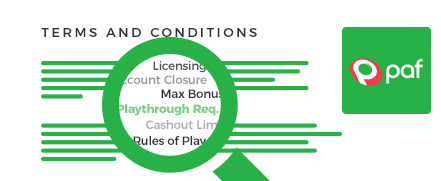 Paf Casino Terms