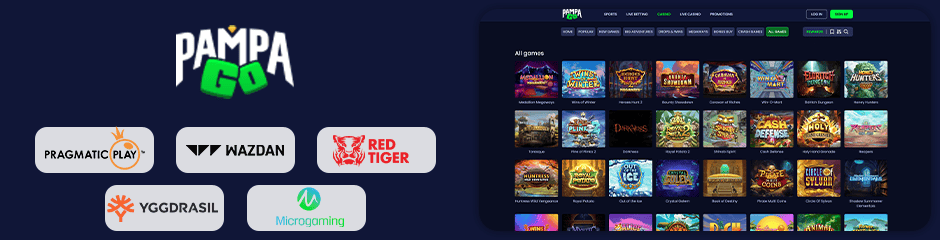 games and software pampa go casino