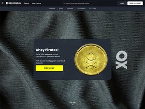 PiratePlay Casino website screenshot