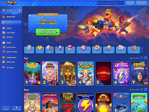 Pistolo Casino website screenshot