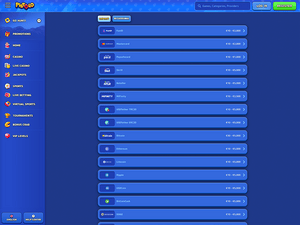 Pistolo Casino cashier screenshot