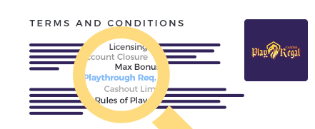 Play Regal Casino Terms