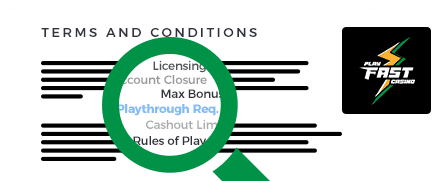 Play Fast Casino Terms