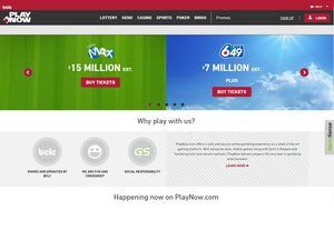 Playnow Casino software screenshot