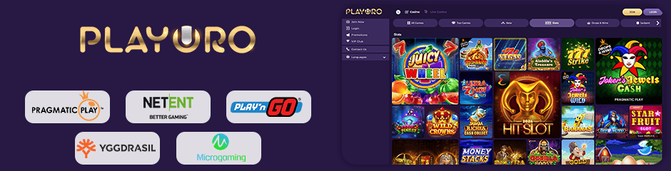 games and software playoro casino