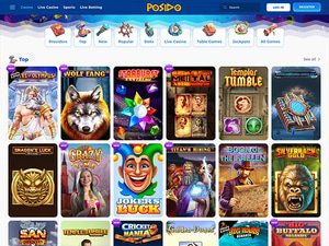 Posido Casino software screenshot